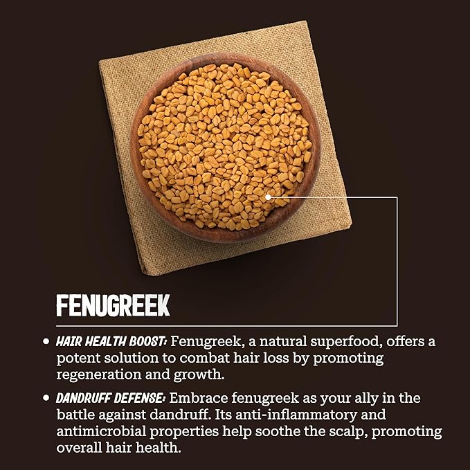 Hair Treatment - Fenugreek Restorative Deep Conditioning Mask for Men & Women - Nourishing, Hydrating & Moisturizing - Best Hair Growth & Ayurvedic Hair Care for Dry & Damaged Hair - 6.7 oz