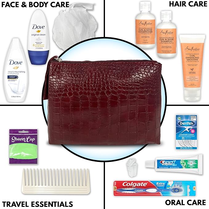 Convenience Kits International Women’s Multicultural 13 pc Travel Kit Featuring: Travel-Size Hair & Body Products (7744)