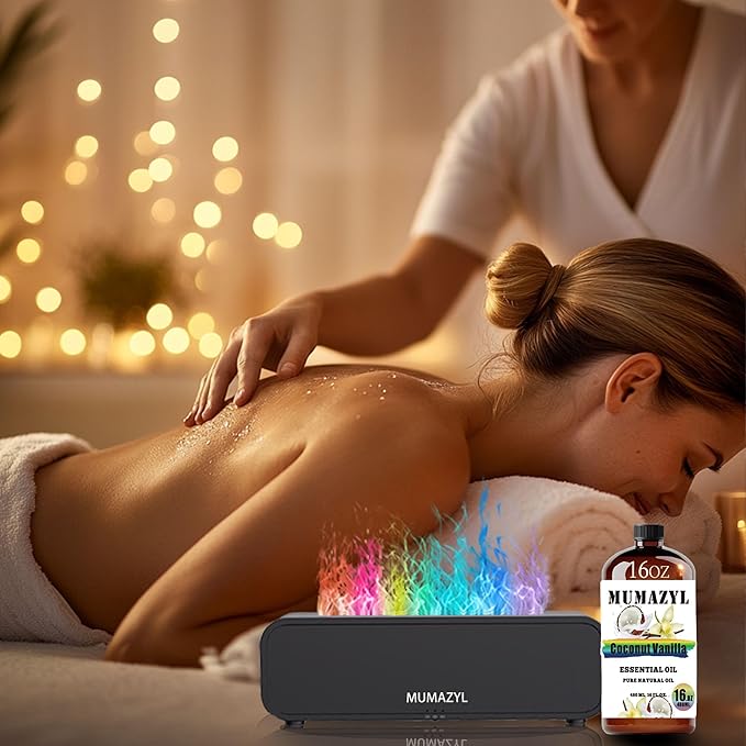 Coconut Vanilla Essential Oil, Coconut Vanilla Oil 16 Fl Oz 480ML for Diffuser Humidifier Yoga Cleaning DIY Candle Soap Making Essential Oils