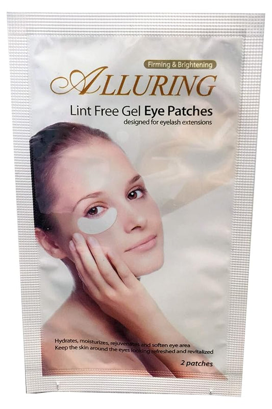 Alluring Eyelash Extensions Under Eye Anti-wrinkle Collagen Eye Pads Patches - CRESCENT SHAPE QTY 25