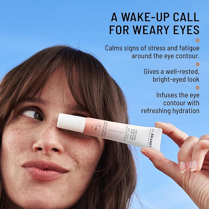 Dr. Brandt iD-STRESS Fatigue Fighting Eye Gel - 0.5 fl oz, Pack of 2 - Rapidly Diminishes Signs of Dryness, Fatigue & Dark Circles in the Eye Area
