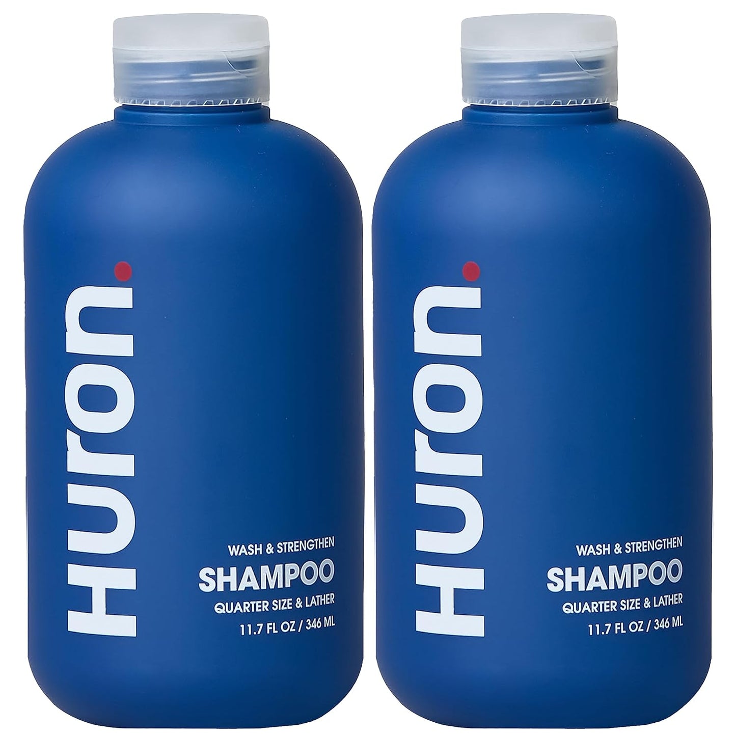 Huron Men's Shampoo - Mens Daily Shampoo for Full & Strong Hair- Nourishment for Men's Hair with Argan Oil & Vitamins E and B5-11.7oz (2 Pack)