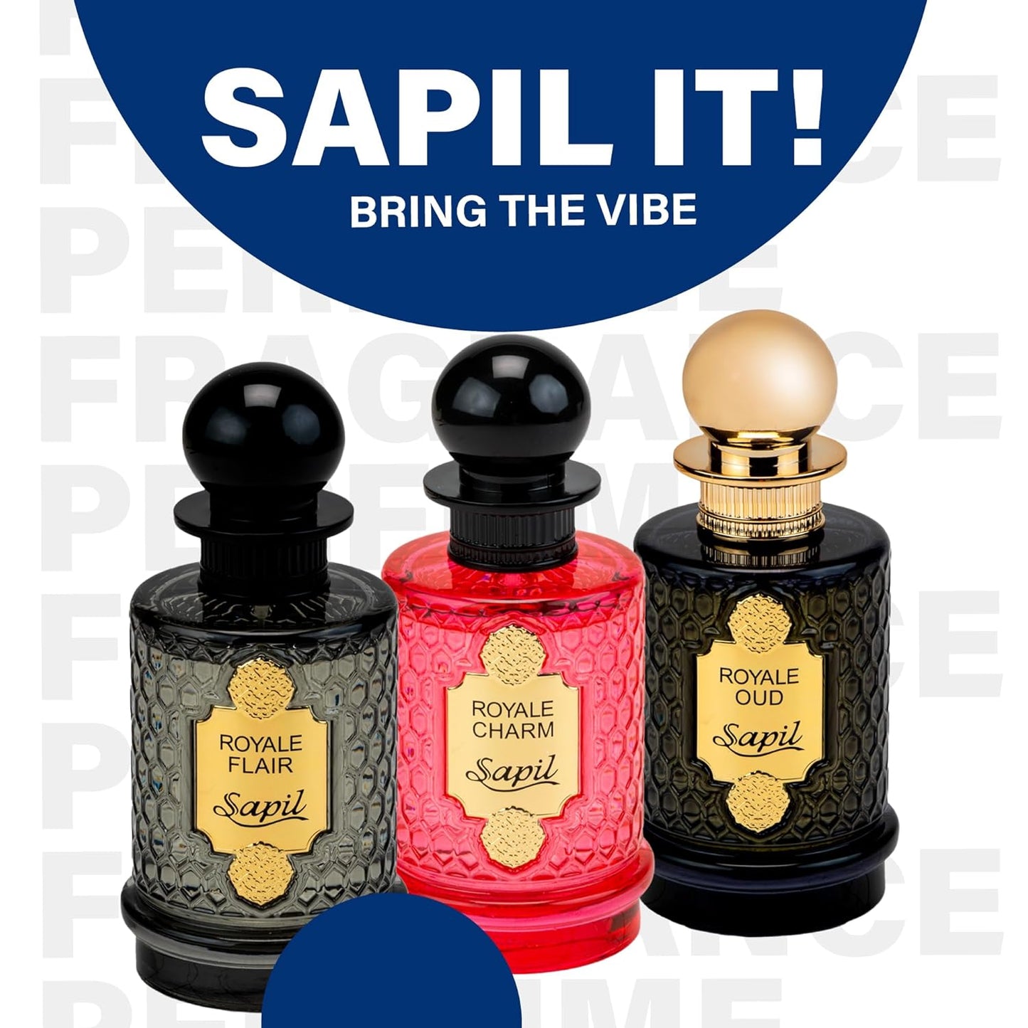 Sapil Royale Oud Unisex Eau De Parfum – Saffron, Nutmeg & Patchouli Musk Blend – Long-Lasting Luxury Arabic Oud Perfume for Men & Women – Premium Dubai Fragrance – 3.38 oz