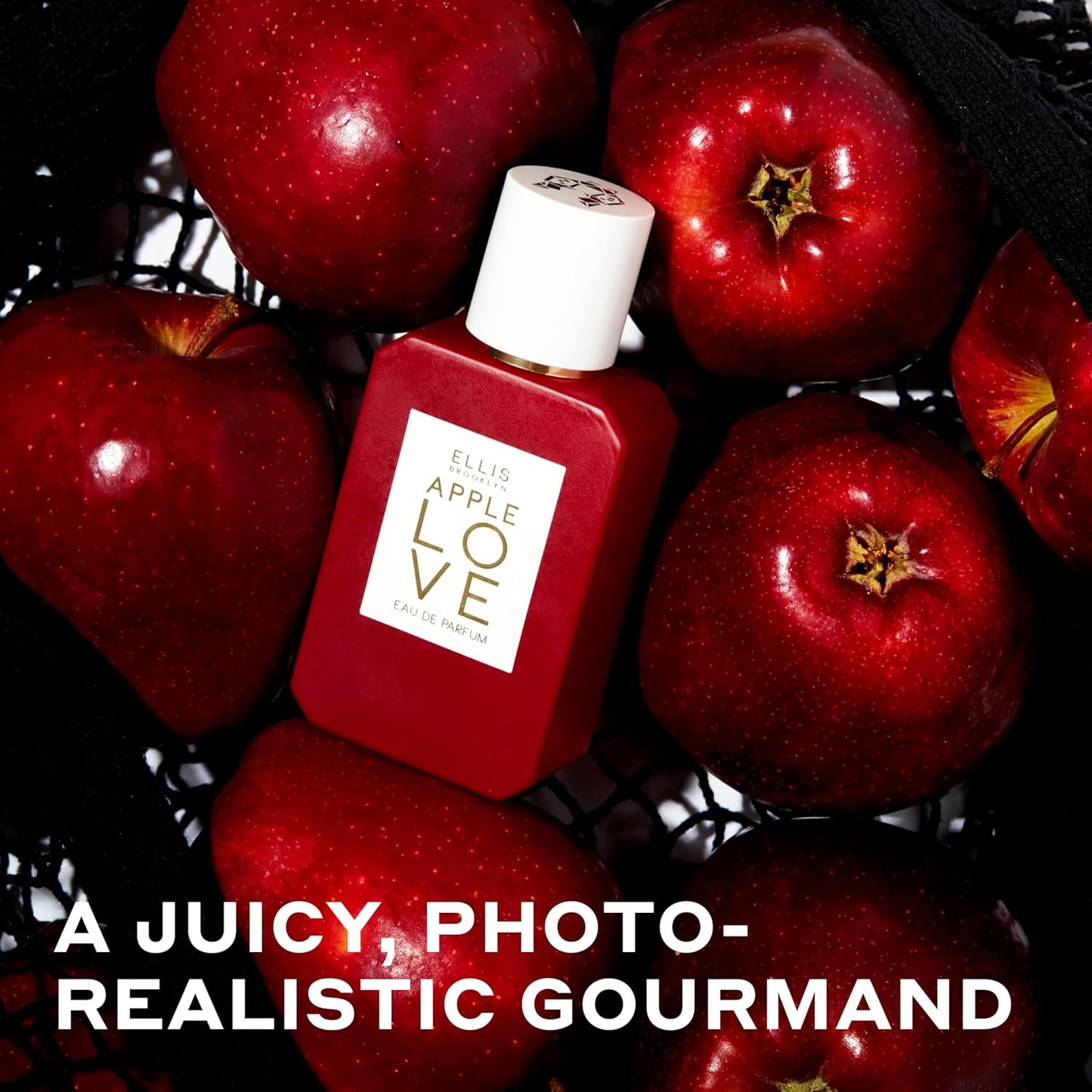 Ellis Brooklyn APPLE LOVE Eau de Parfum, Perfume for Women, Amber Gourmand, Apple Scented, Vegan, Cruelty-Free, Sustainable Ingredients, Made in USA – 10ml / 0.33 Fl Oz