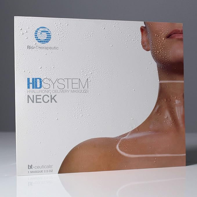Bio-Therapeutic Hyaluronic Delivery Neck Masque - Firming Neck Masque, Hydrating and Smoothing Fine Lines, Made with Marine Algae, Fragrance Free