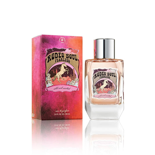 Rodeo Soul Fearless by Tru Western, 3.4oz, Women's Perfume with scents of Ruby Cactus Chocolate, Cocoa Butter, and Sugar Crystals, Fearless, Bold, and Wild