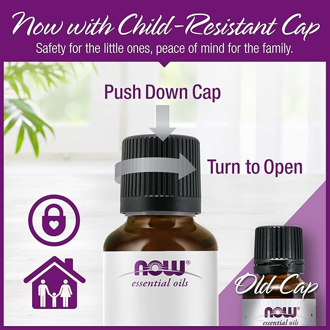 NOW Essential Oils, Eucalyptus Oil, Clarifying Aromatherapy Scent, Steam Distilled, 100% Pure, Vegan, Child Resistant Cap, 4-Ounce