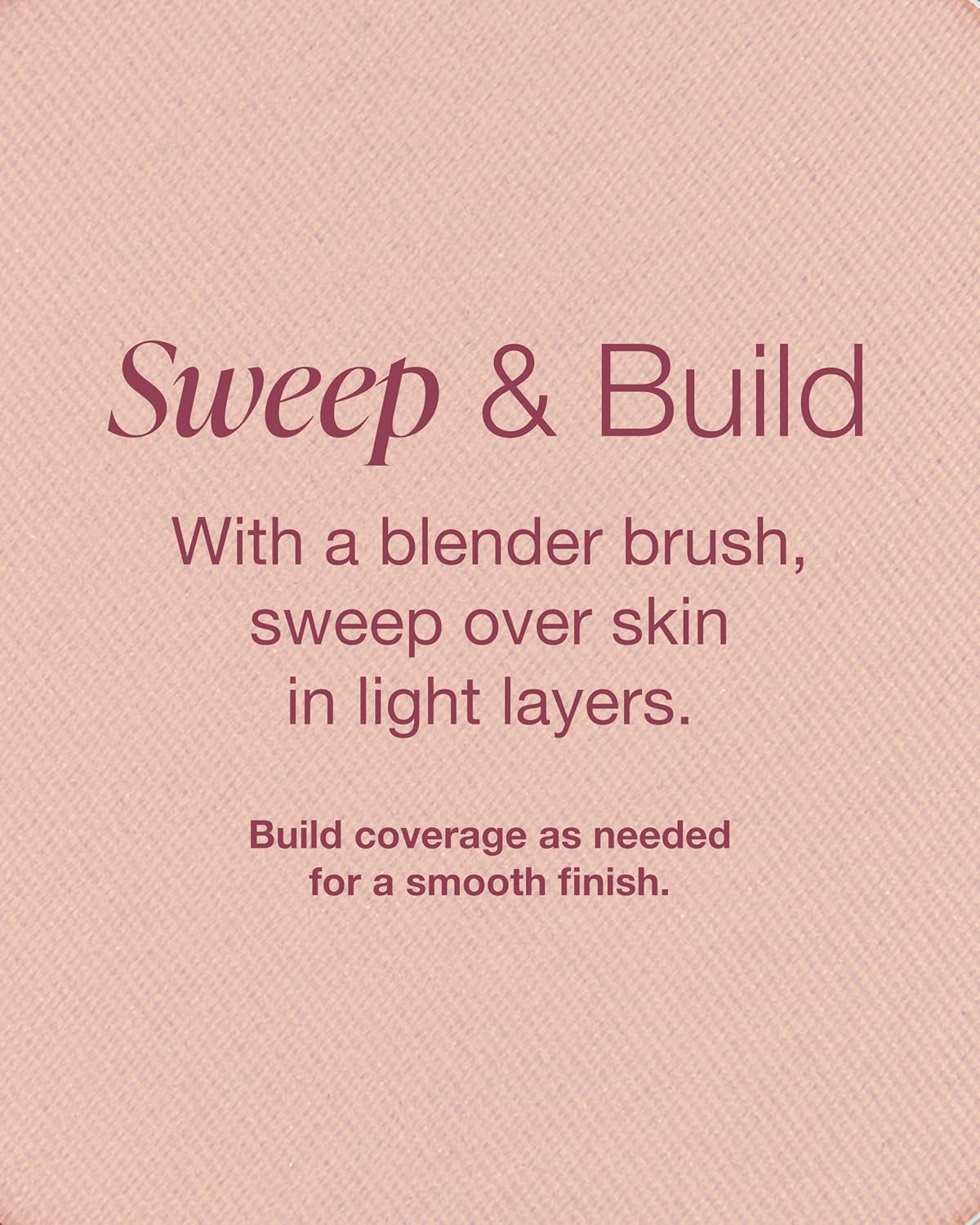 Mineral Fusion Pressed Powder Foundation - Matte Finish Face Powder for Fair-Medium Skin with Pink/Red Undertones - Age Defying Natural Makeup - Talc Free, Vegan, Hypoallergenic (Cool 2)