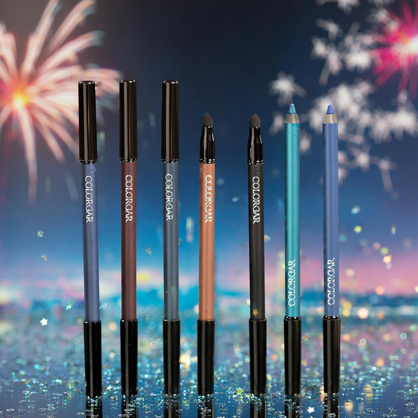 Colorbar Just Smoky Eye Pencil - Eyeliner Pencil with Built-in Smudger - Waterproof Formula - Matte Finish - 006 Just Brown - 0.04 oz