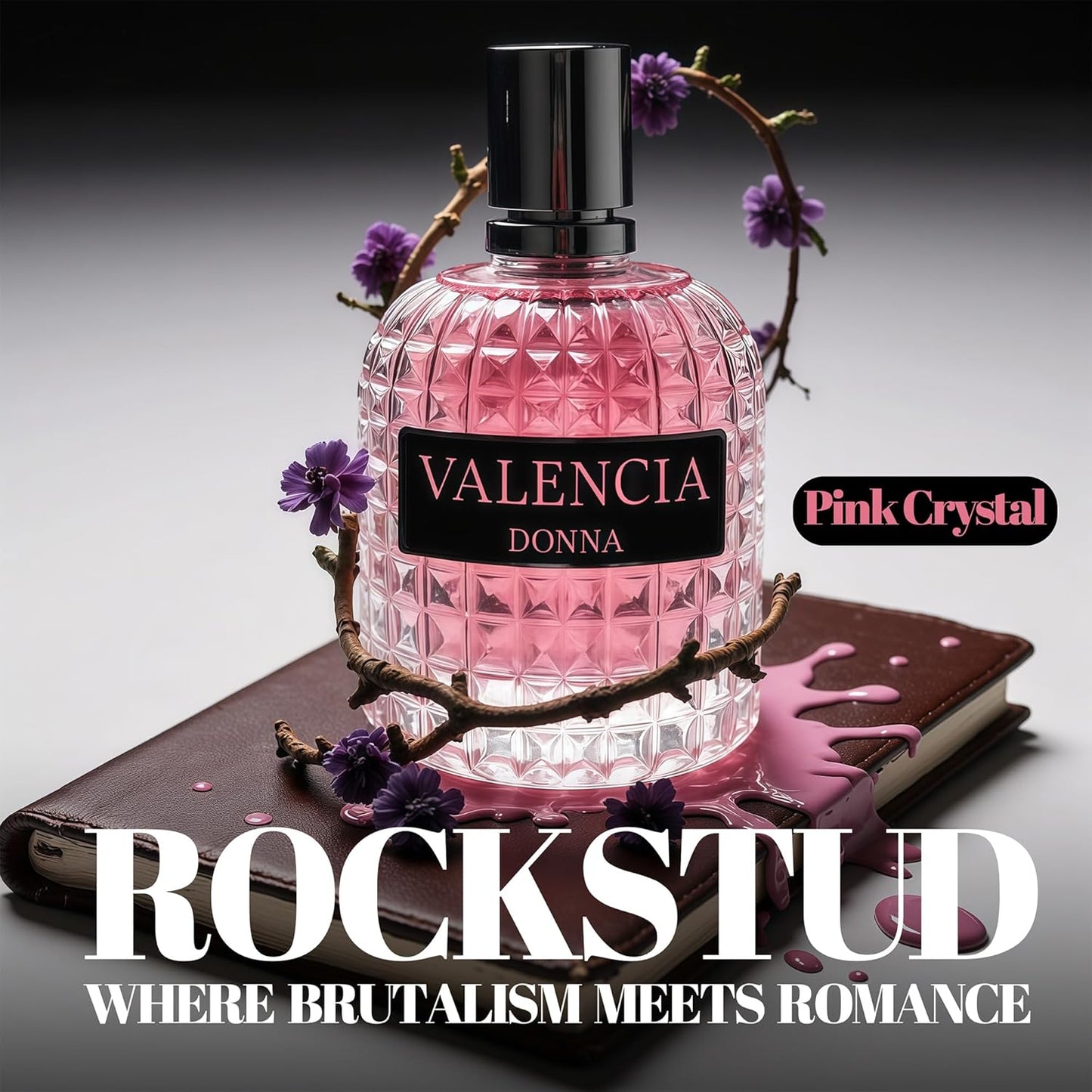 Valencia Donna Women's Perfume, Noteds with Amber Floral Jasmine, Bourbon Vanilla & Woods Oriental Fragrance Gift for Women, Eau De Parfum Spray with Elegant 100ml Bottle