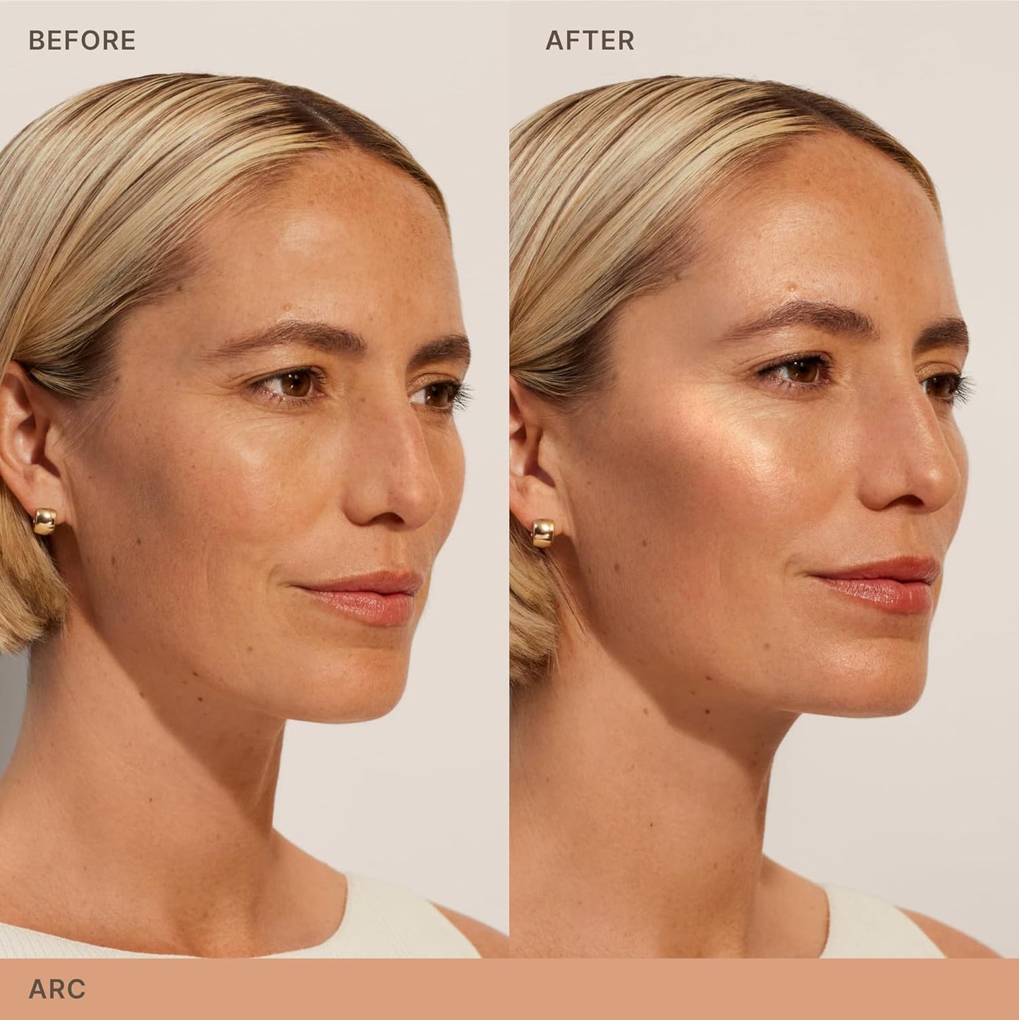 ILIA - Lightshift Cream Highlighter | Non-Comedogenic, Long-Lasting, Vegan, Cruelty-Free | Weightless, Seamless, Silky Highlighter (Arc - Peachy Gold, 0.27 oz | 7.8 g)