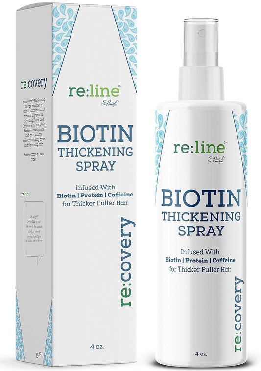 Biotin Hair Thickening and Growth Spray for Thinning and Texturizing - Hair Loss Prevention Tonic for Men and Women