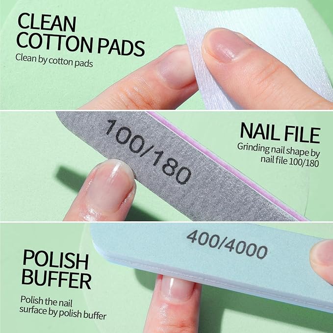 Teenitor Cuticle Softener Remover, Cuticle Oil, Nail Care Cuticle Remover Tools Set with Cuticle Trimmer,Cuticle Pusher,Nail File Buffer, Cuticle Nipper Lavender