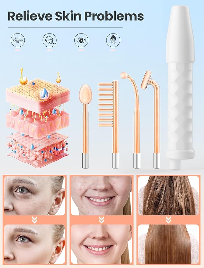 High Frequency Wand - Portable Device, Facial Wand