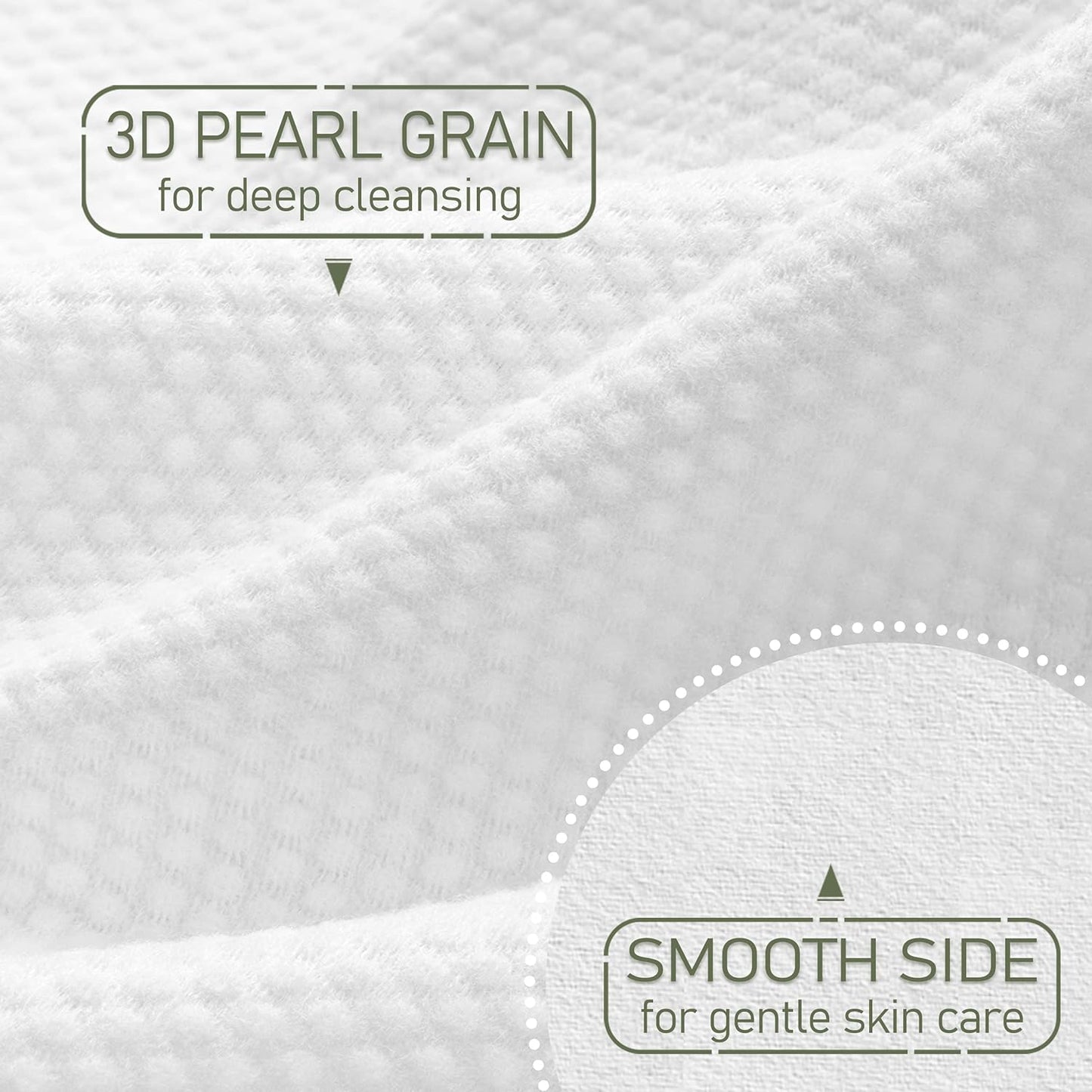 Disposable Face Towel Biodegradable Large Dry Wipes 60 Count/Box Extra Thick Soft Clean Facial Towels for Sensitive Skin, Makeup Removing, Cleansing, Nursing, Travel, 10×12 Inches