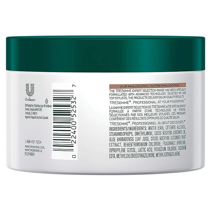 TRESemmé Expert Selection Hydrating Mask, Botanique Nourish and Replenish, 9.17 oz
