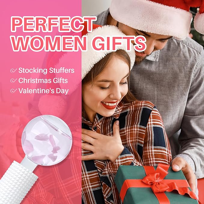 Ice Globes & Ice Roller for Face and Eyes - Facial Massage Tools for Skin Care, Reduce Wrinkles & Puffiness, Cooling Globes & Roller Ball for Glowing Skin (Pink/2PCS)