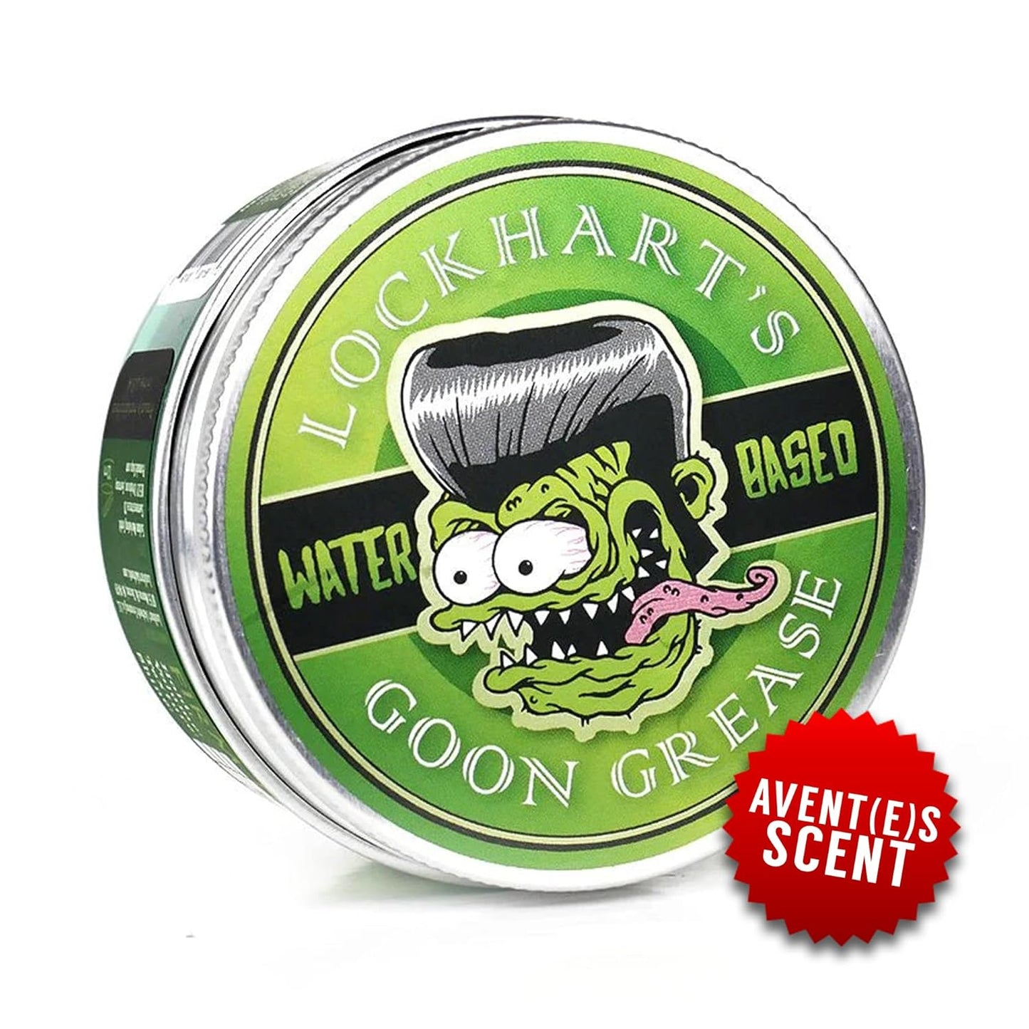 Lockhart’s Authentic Water-Based Goon Grease – Firm Hold, High Shine Hair Pomade | AVENT(E) S SCENT – Voted Best Fragrance 11 Years Running | 3.4oz