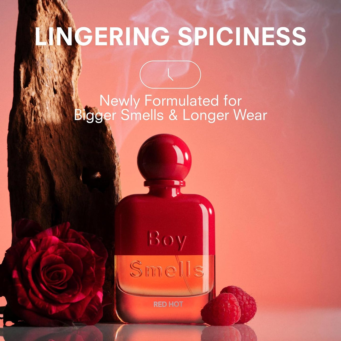 Boy Smells Red Hot Travel Spray – Raspberry, Rose, Incense and Cedarwood Scent – Spicy Fruity Unisex Perfume – Long Lasting Travel Size Spray – 10ml