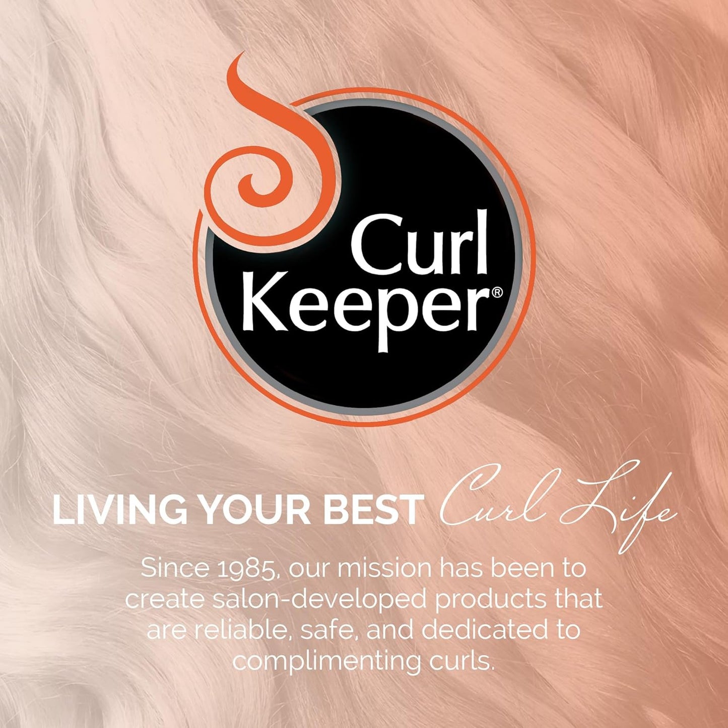 Curl Keeper Hair Gel for Curls - Water-Based Styling Gel with Instant Hold and Boost for All Curl Types, 12 Fl Oz (For Women & Men)