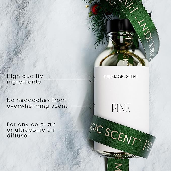 Pine Aroma Oil - Diffuser Oil Scent - Cold-Air & Ultrasonic Diffuser Oil - Pine Essential Oil - Essential Oils for Diffusers Aromatherapy - Pine Oil - 8.5 fl oz, 250 mL