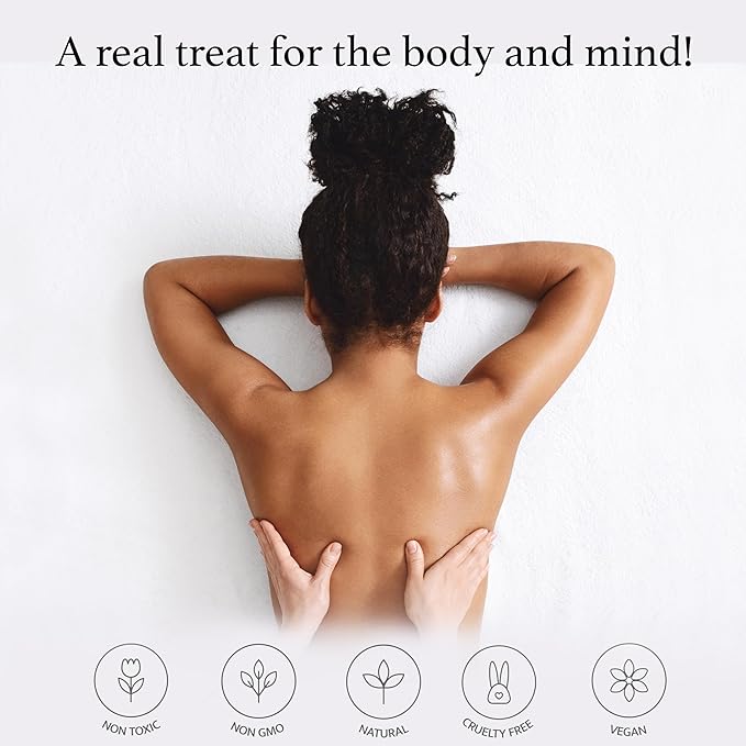 LOVE PLAY Set Massage Oil & Body Oil Set with a Blend of Cedarwood & Lemon Essential Oils – Relaxing Aromatherapy for Skin & Body Care