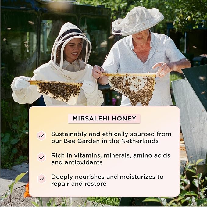 Gisou Honey Infused Hair Serum - Hydrating, Heat Protectant for Damaged, Dry Hair and Split Ends Repair, 30ml