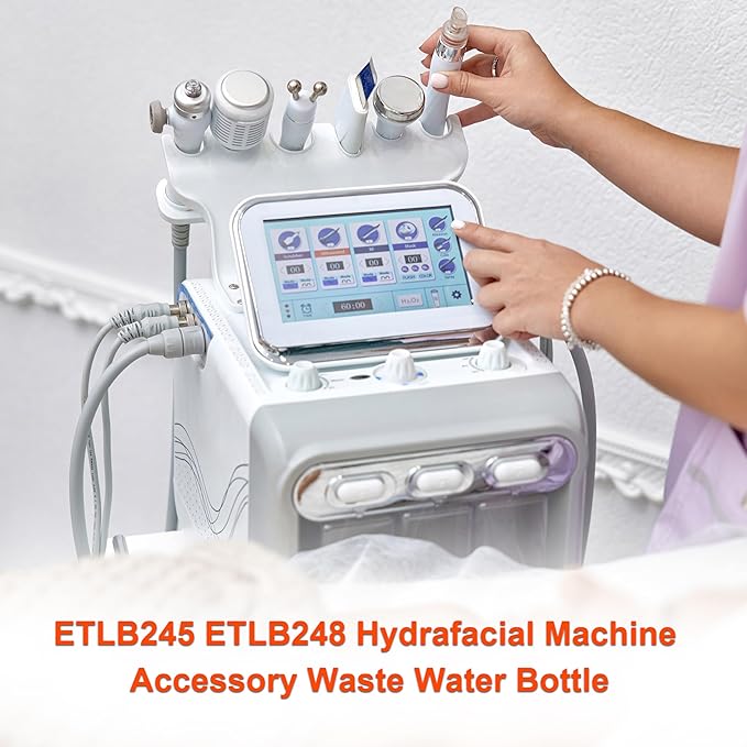 Spare Parts A B C Bottle Waste Replacement Parts for Elitzia ETLB245 ETLB248 Hydrofacial Device Beauty Machine
