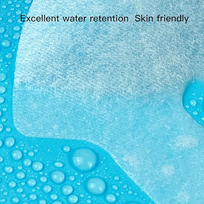 Eye Compressed Paper Sheet, U Shape Cotton Disposable Under Eye Sheet 200pcs, Eye Compressed Sheet, Soft for SPA