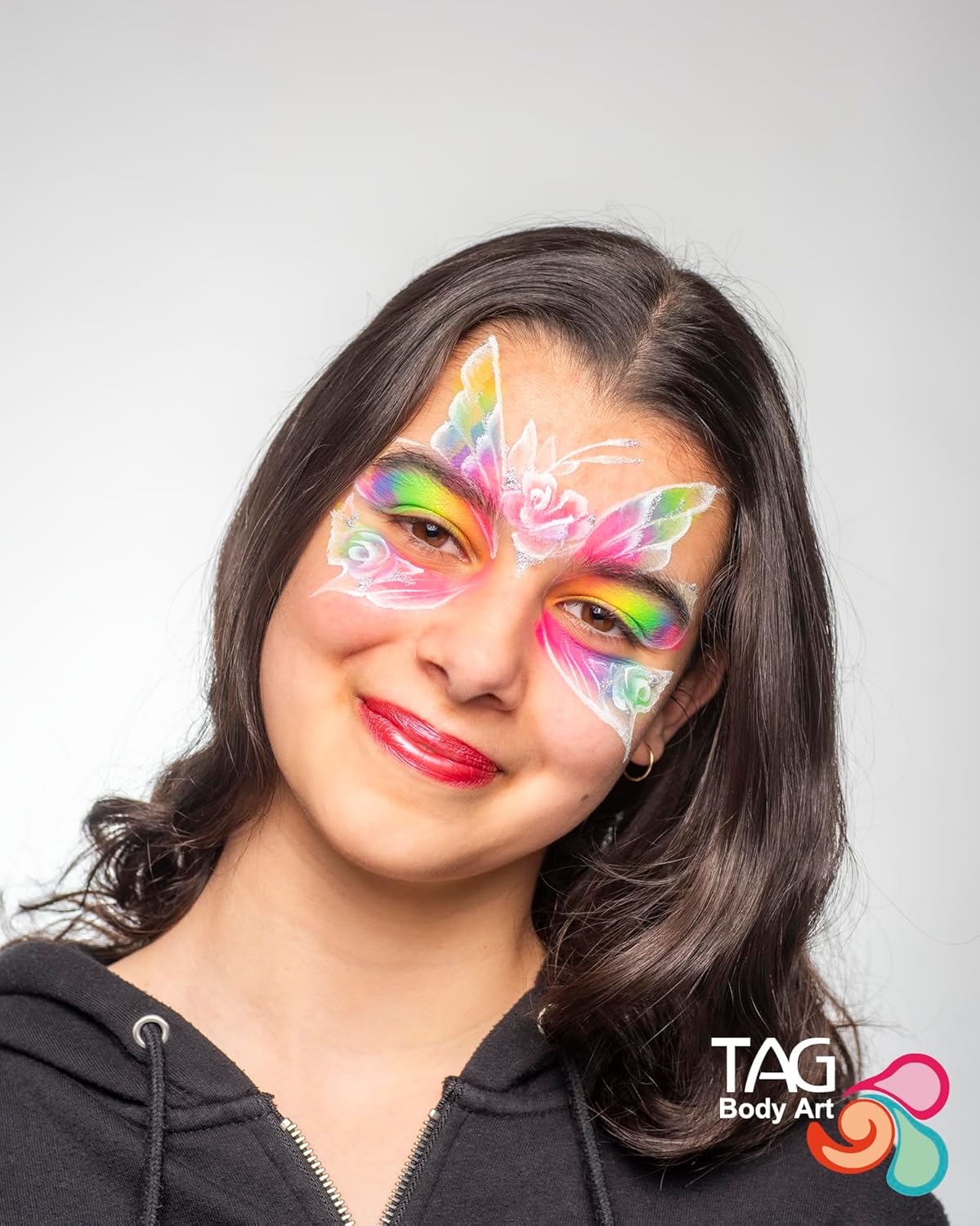 TAG Face and Body Paint - Split Cake 50g (Neon Rainbow)