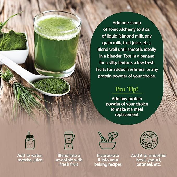Dragon Herbs Tonic Alchemy Greens Superfood Powder 91 Ingredients