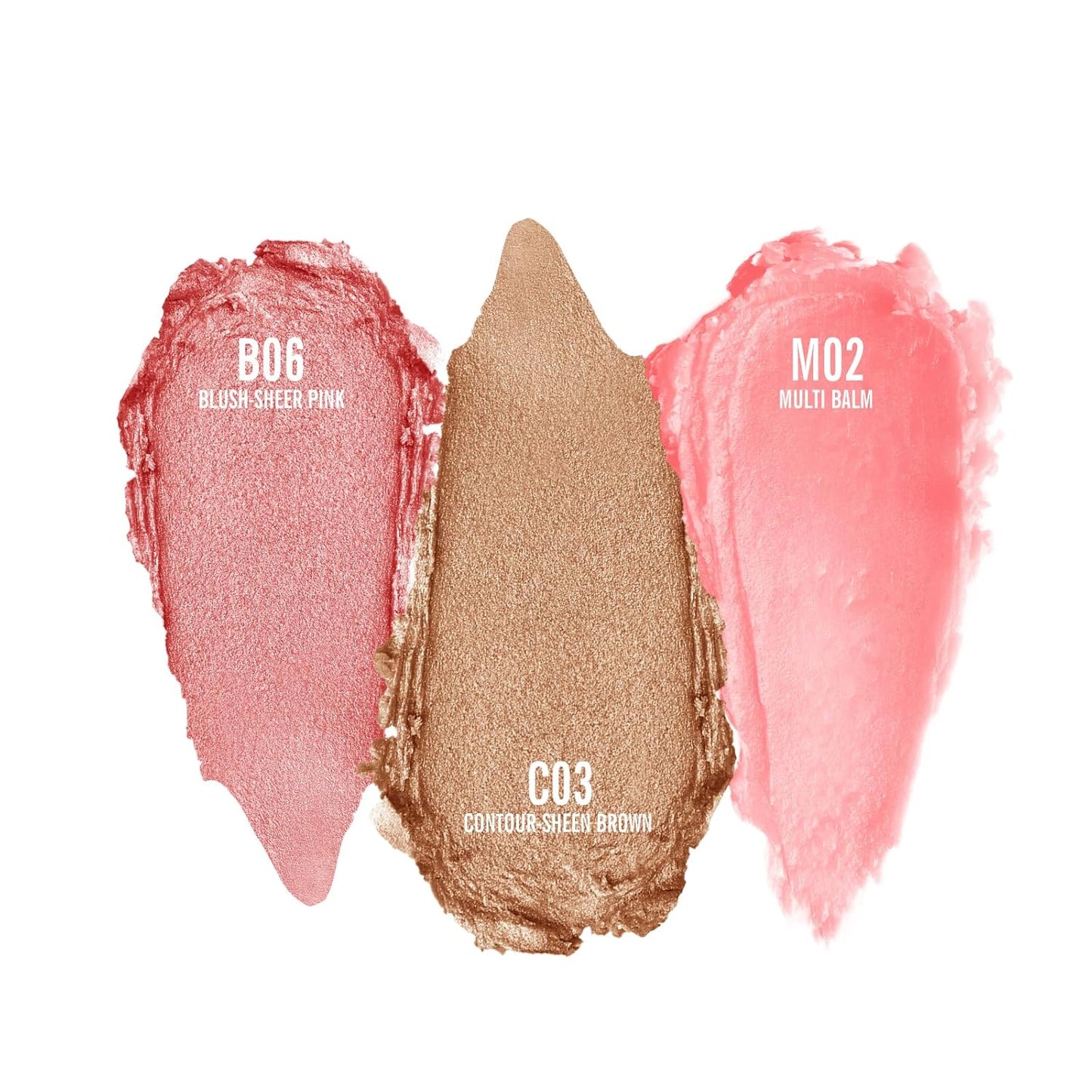 KIMUSE Multi Stick Trio Face Makeup, Cream Blush Stick for Cheeks & Lips, Contour Stick & Highlighter Makeup Sticks for All Skin