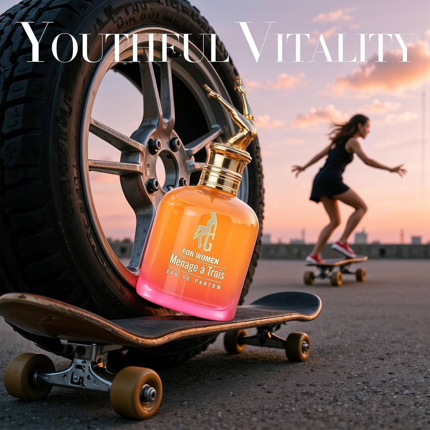 G for Women Menage Eau de Parfum for Women - 100ml Floral & Fruity Perfume with Lavender, Coconut, Vanilla & Pear, Long-Lasting Feminine Fragrance(2PCS)