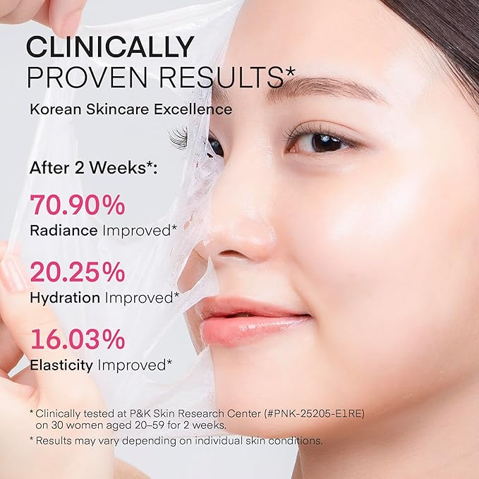 Collagen Night Wrapping Peel-Off Mask: Korean Face Mask for Elasticity, Hydrating & Glow - 100Dalton Smallest Molecular Collagen for Glass Skin - Dermatologist Tested All Skin Types 3.4 FL OZ / 100mL