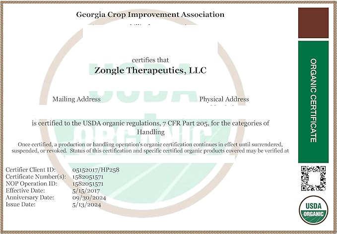 Organic, Ginger Essential Oil, for Pain and Inflammation, Edible, Food Grade – 100% Pure, Ginger Oil, for Lymphatic Drainage, Massage, by Zongle Therapeutics,1 OZ