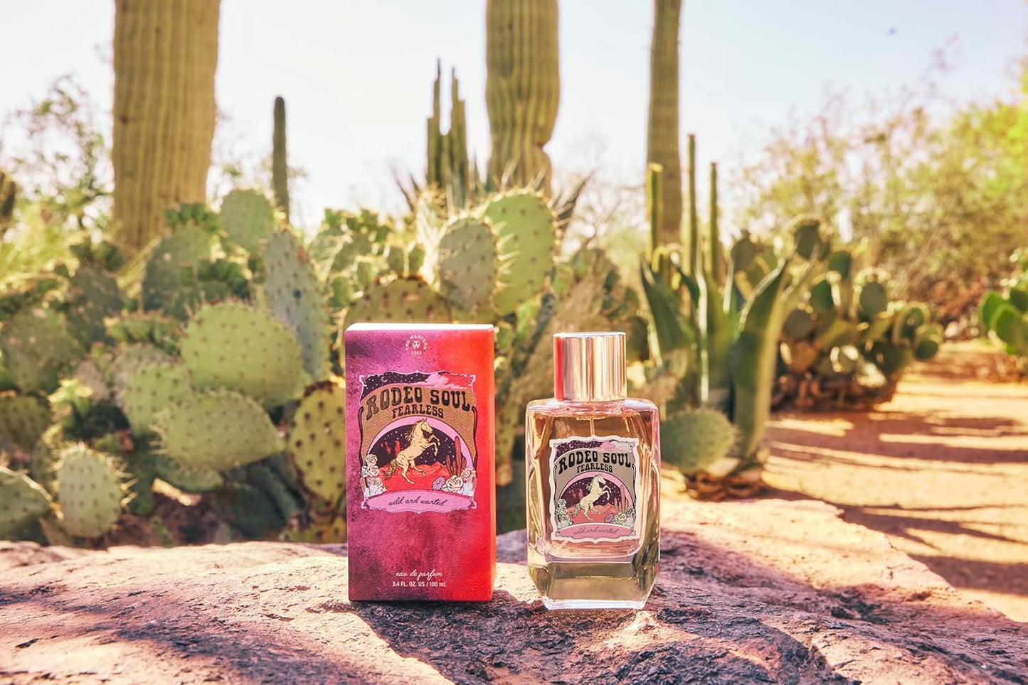 Rodeo Soul Fearless by Tru Western, 3.4oz, Women's Perfume with scents of Ruby Cactus Chocolate, Cocoa Butter, and Sugar Crystals, Fearless, Bold, and Wild