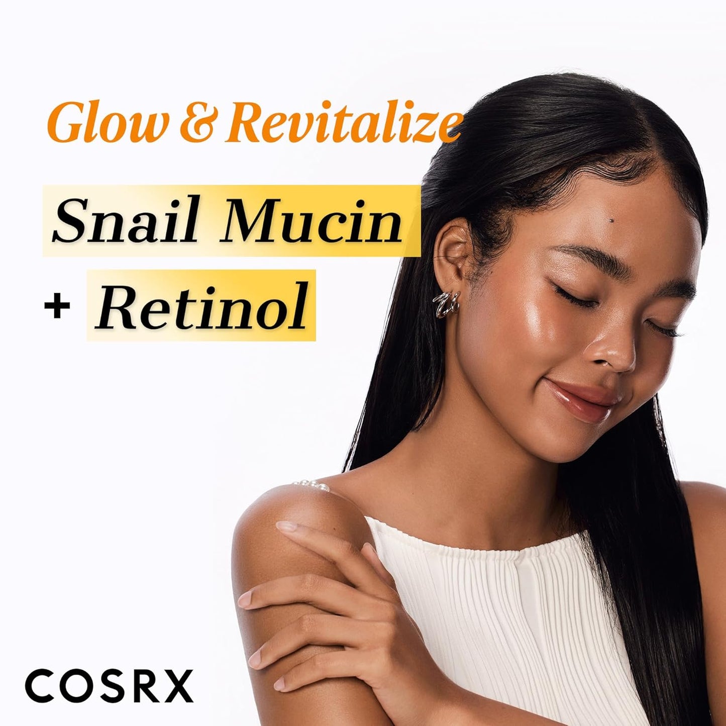 COSRX Snail 96% Mucin Power Essence 2ea & Retinol 0.1% Cream Mini Sample 1ea, Glass Skin Starter Set, Amazon Exclusive, Daily Hydrating & Firming Korean Skin Care Kit, Gift Set