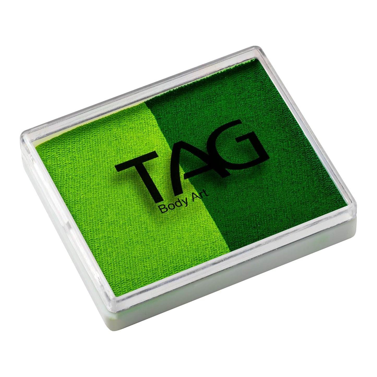 TAG Face and Body Paint - Split Cake 50g (Light Green/Medium Green)