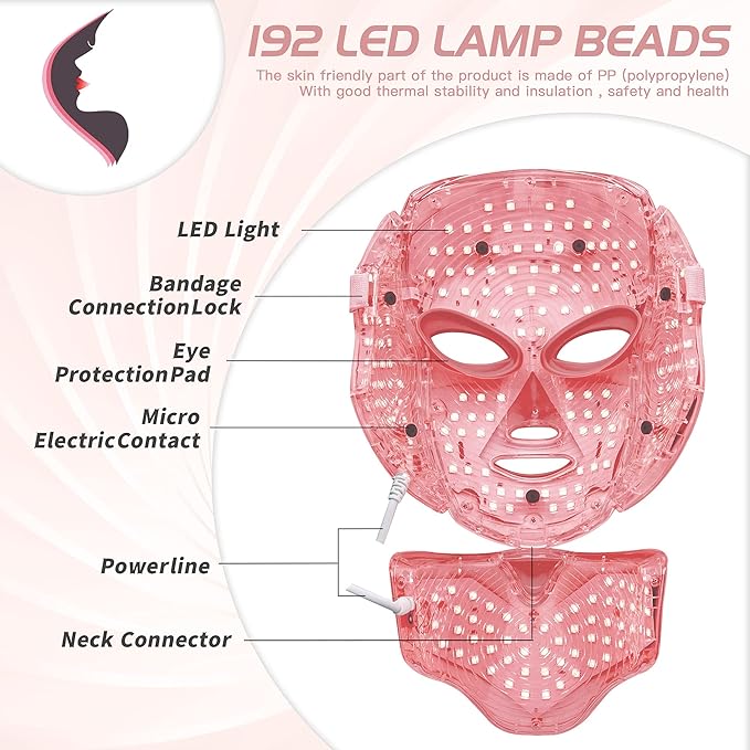 LED FACIAL LIGHT THERAPY MASK(HK207)
