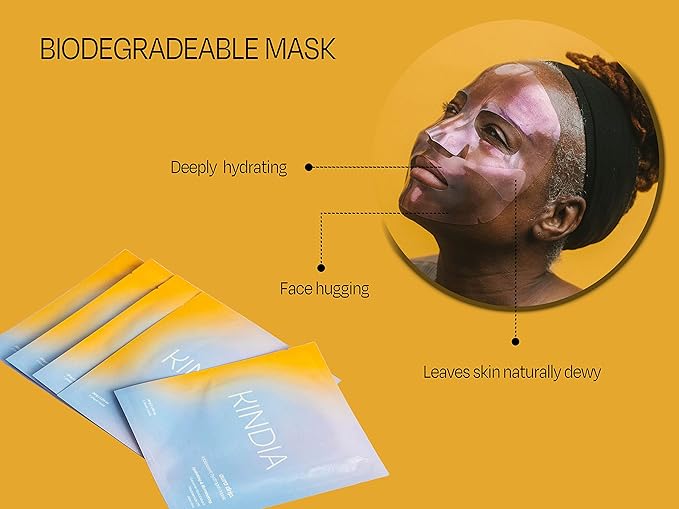 KINDIA Hydrating Sheet Mask with Niacinamide, Facial Masks for Women Skin Care Moisturizing Face Masks aura drip - 1 Count