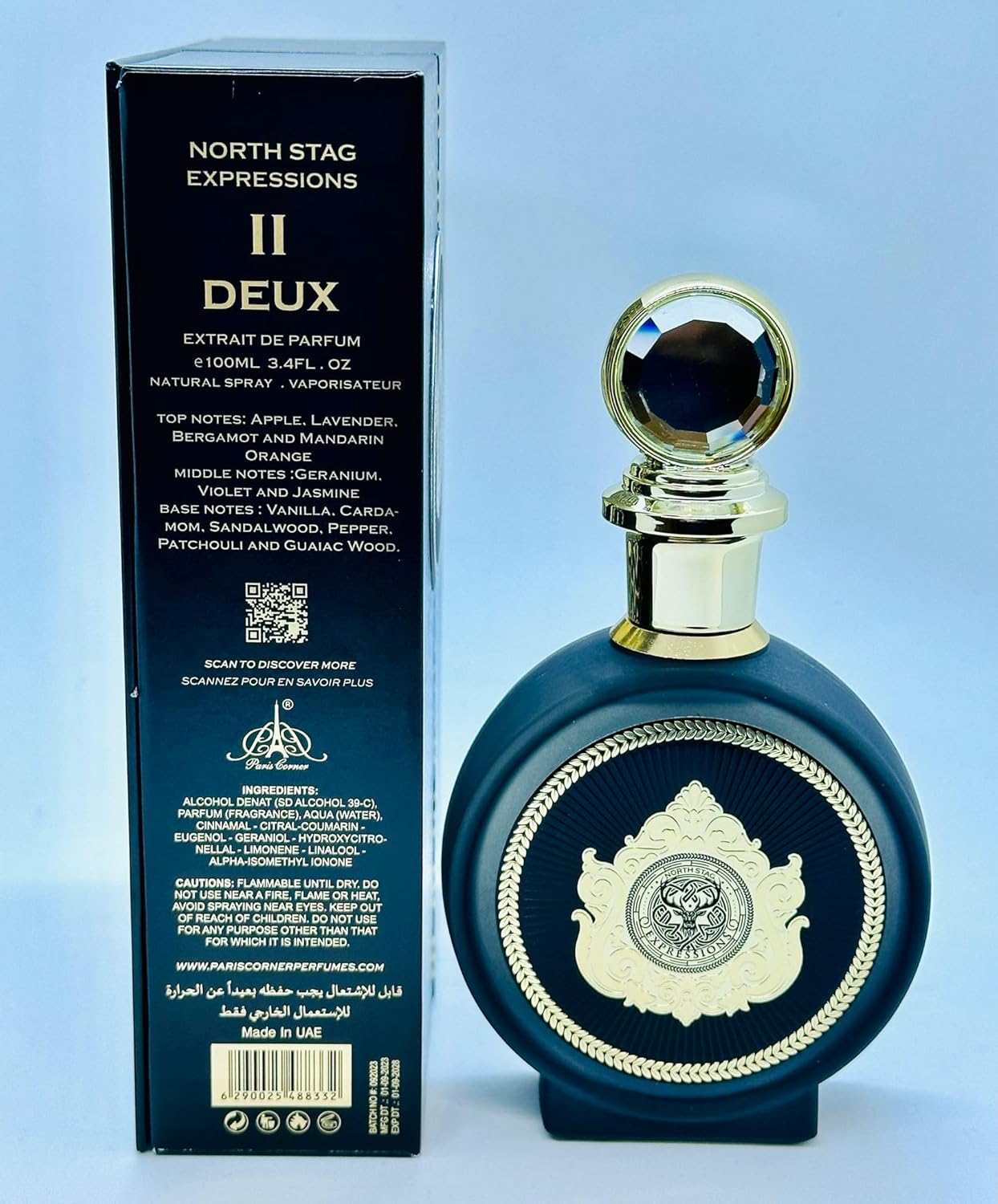 Paris Corner North Stag Luxury Perfume Series 100ml Extrait de parfum Perfume Spray Scents Fragrance PERFUMES (NORTH STAG EXPRESSIONS II DEUX)