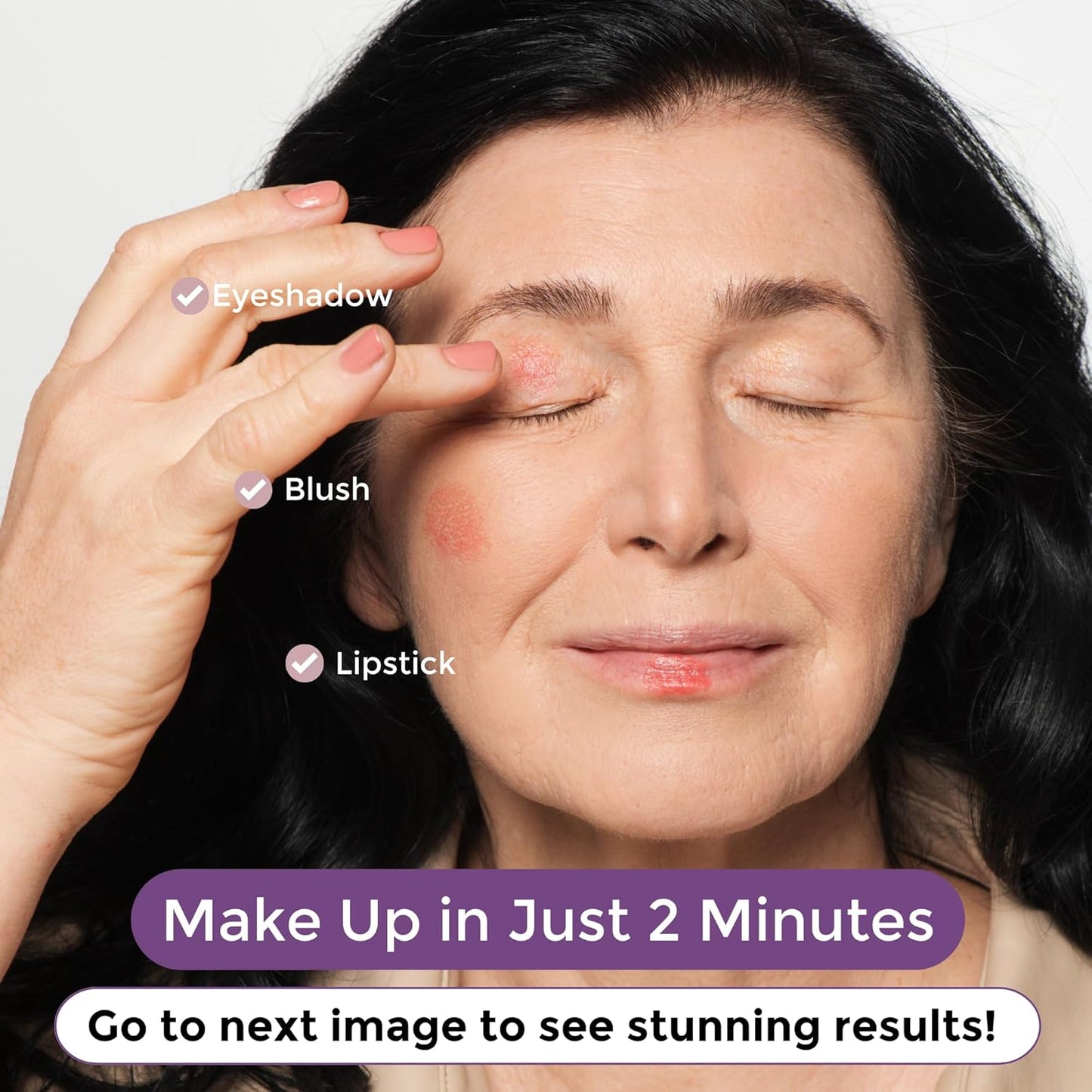 Rumi Cosmetiques BloomBlush+ Multipurpose Color Stick For Older Women - Blush, Lipstick & Contour in 1- Radiant, Healthy Glow & Nourishing Formula - For Sensitive Skin (Nude Peach, Regular)