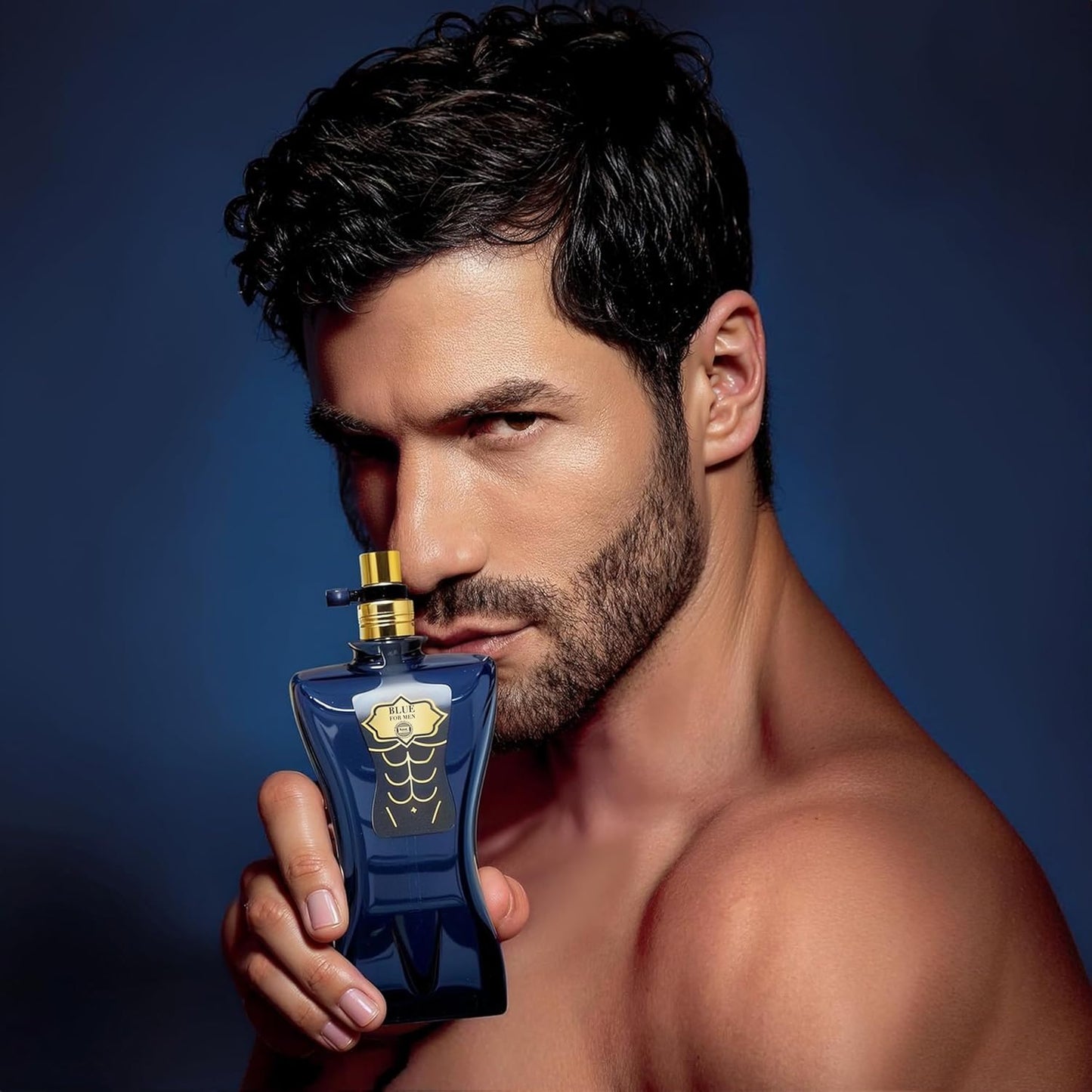 Hybrid & Company Blue For Men Gold Edition For Men Eau De Parfum Vaporisateur Natural Spray 3.4 Fl Oz