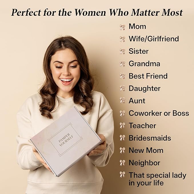 17-Piece Luxury Gift Set with Robe | Complete White Tea & Coconut Bath Collection | Self-Care Kit with Bath Bombs, Face Masks & Hair Care