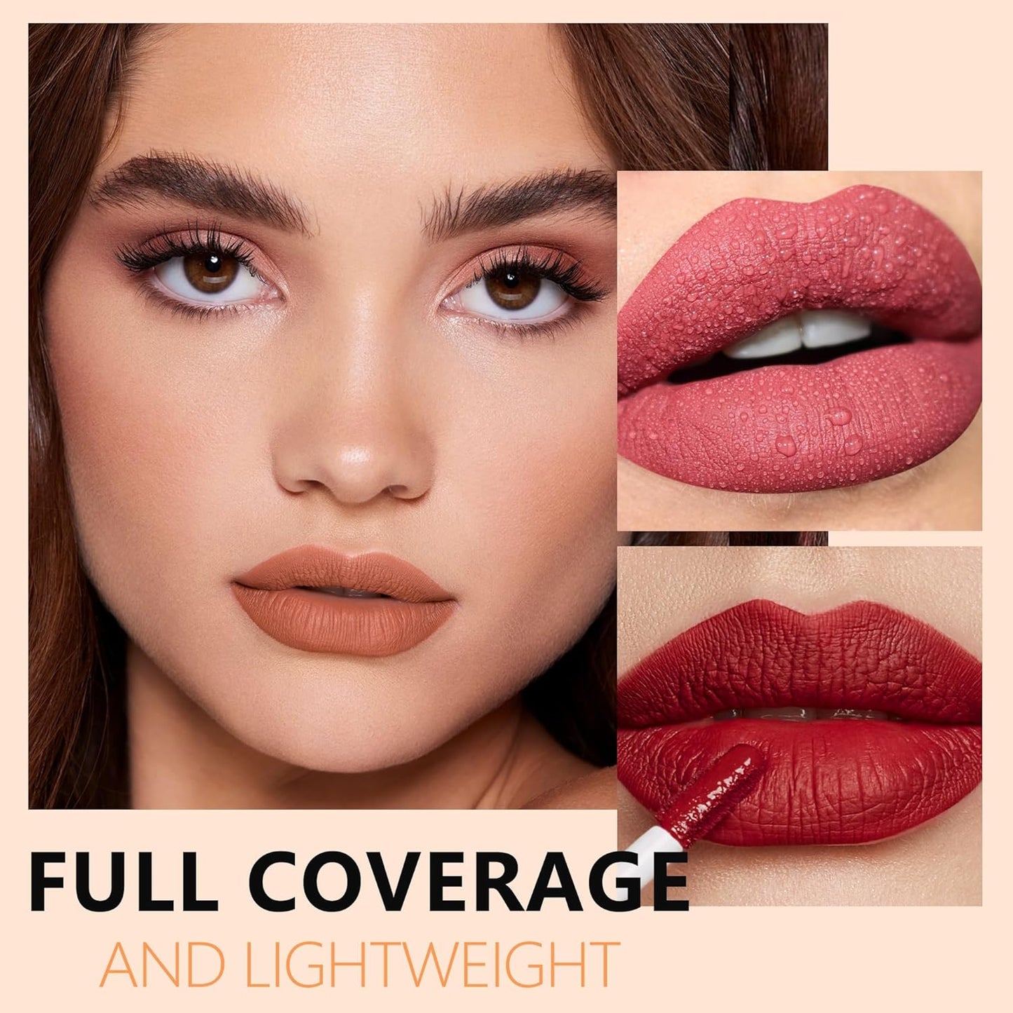Caramel Lipstick Long Lasting Lipsticks for Women Pigmented Smudgeproof Transferproof Vegan Cruelty Free Lip Makeup, A60 Canyon