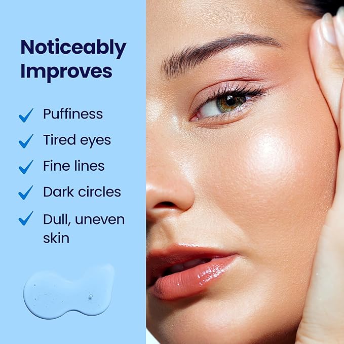 Eye Firm Antioxidant Nano Serum - with Hyaluronic Acid, Manuka Honey and Aloe Vera - Anti Aging and Anti Wrinkle - Spots and Hyperpigmentation Treatment (0.5oz)