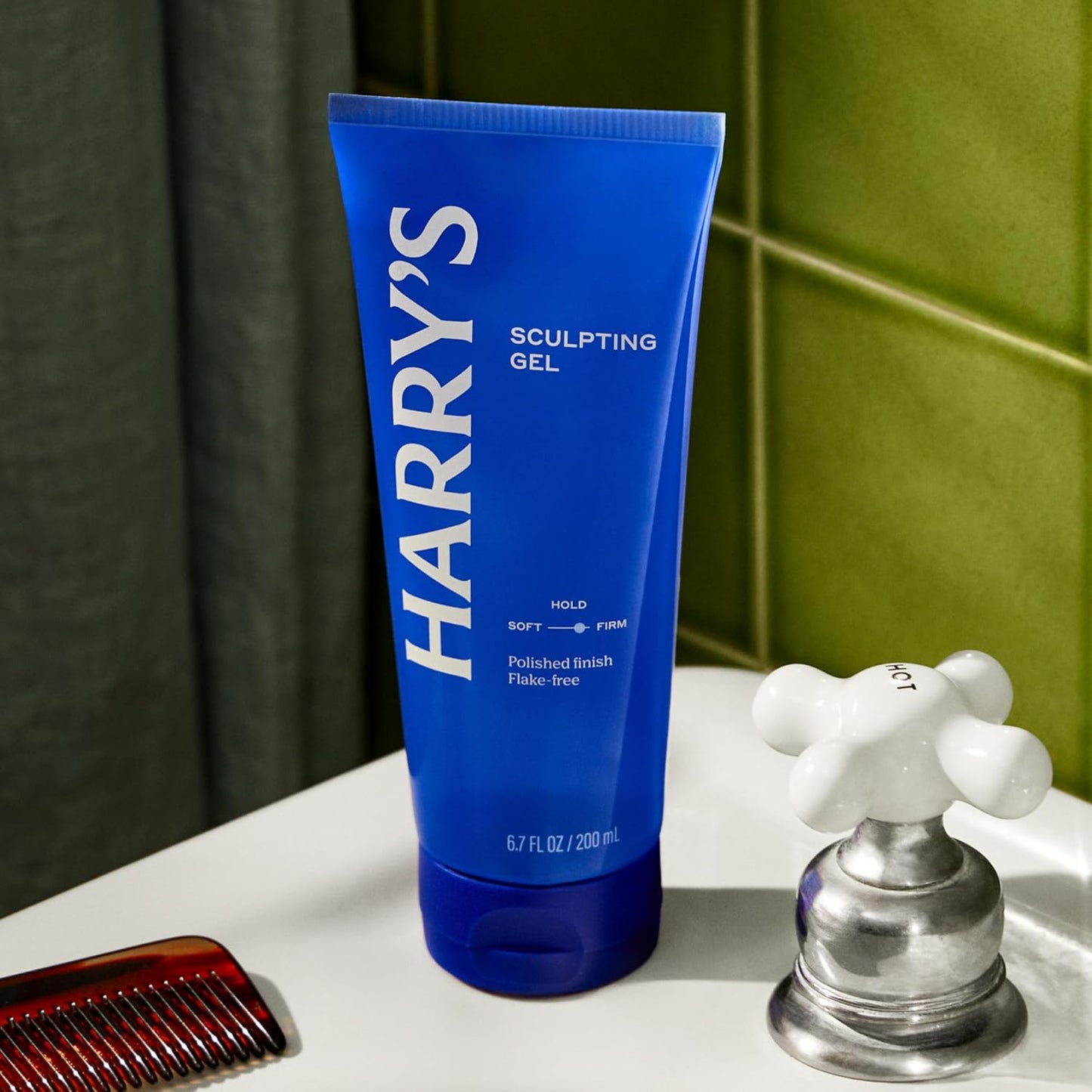 Harry's Sculpting Hair Gel for Men with Firm Hold and Polished Finish - 6.7 fl oz - Alcohol-Free Formula (Pack of 2)