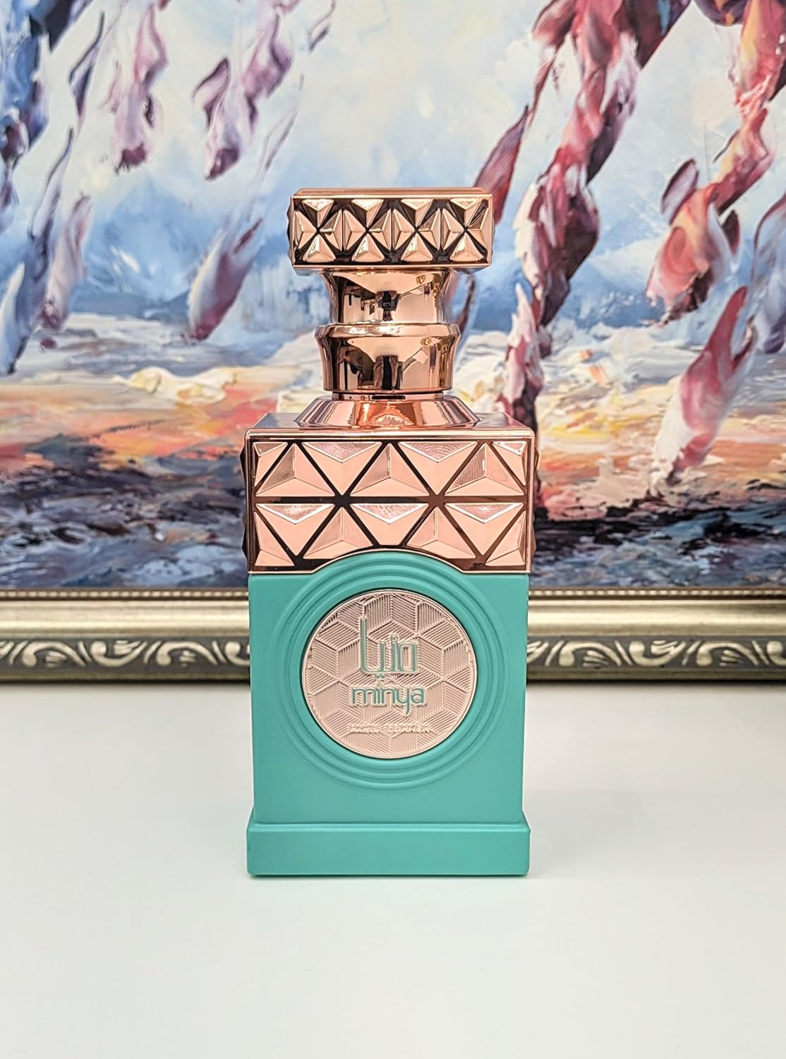 Paris Corner | Minya Green Eau De Parfum EDP 3.4 Fl Oz | Unisex Perfume for Men & Women | Featuring Pistachio, Almond, Jasmine & Vanilla Perfume Notes | Luxury Scent Experience