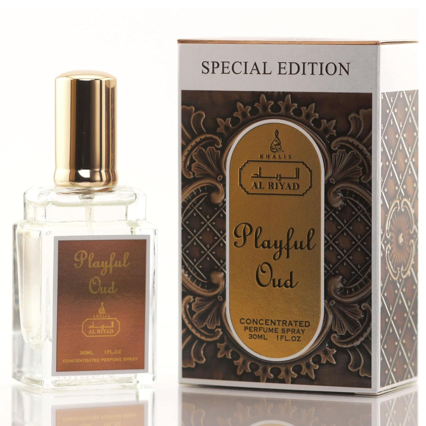Maison d'Orient PLAYFUL OUD 30 mL Rich Agarwood & Amber Blend with Distinctive Pepper & Rose | Unisex, Bold, Not for the Faint-Hearted | Caution: Strong Scent Profile