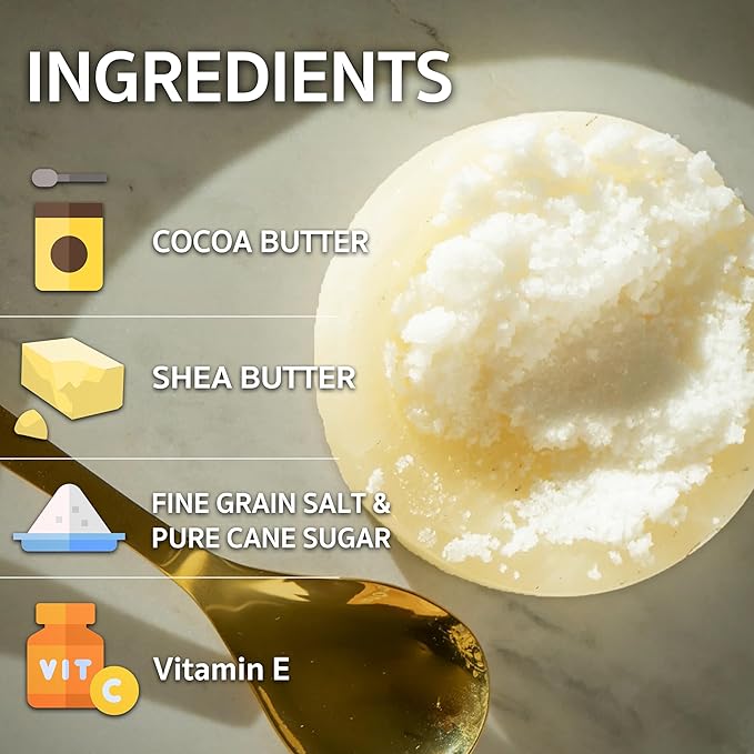 Body Polish, 8oz. - Sweet Satsuma Scented Body Scrub Exfoliator for Women, Exfoliating Sugar Scrub To Lotion Moisturizer, Gentle Exfoliant for Dry and Sensitive Skin, Handmade in USA